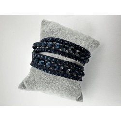 Lacivert Taşlı Bileklik